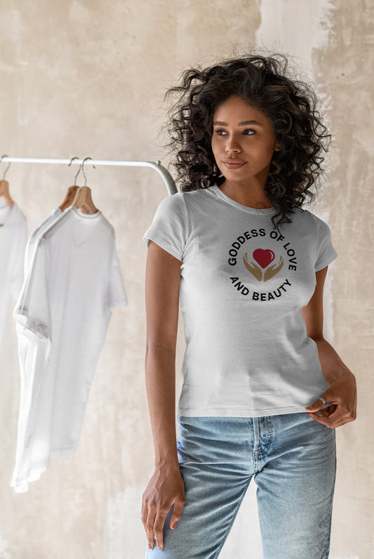 Goddess Of Love & Beauty T-Shirt White