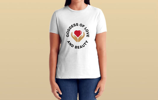 Goddess Of Love & Beauty T-Shirt White